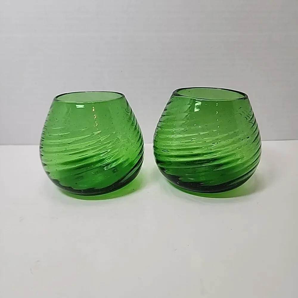 Unmarked hand blown